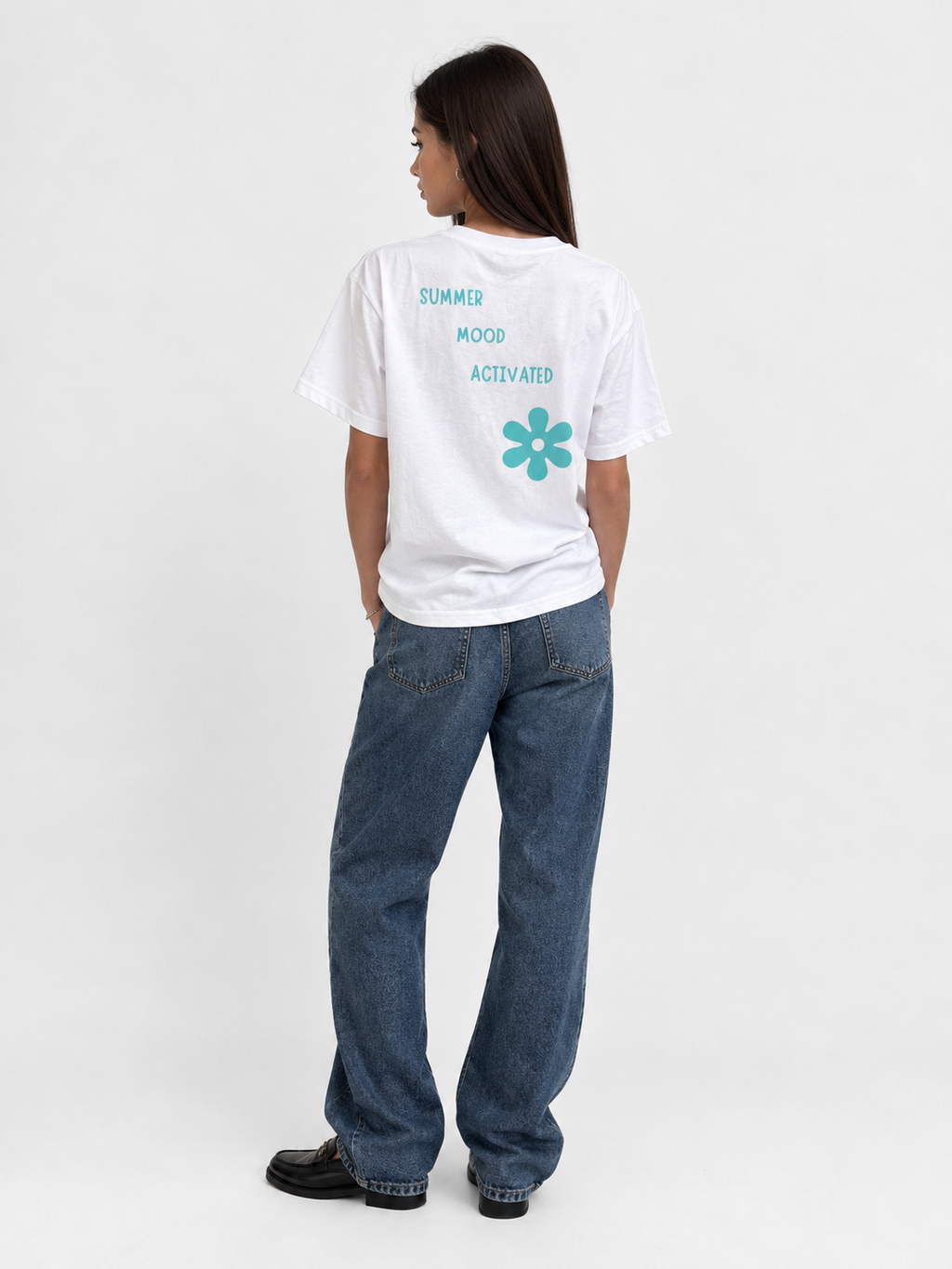 T-shirt Blanc - SG - Summer Mood Activated