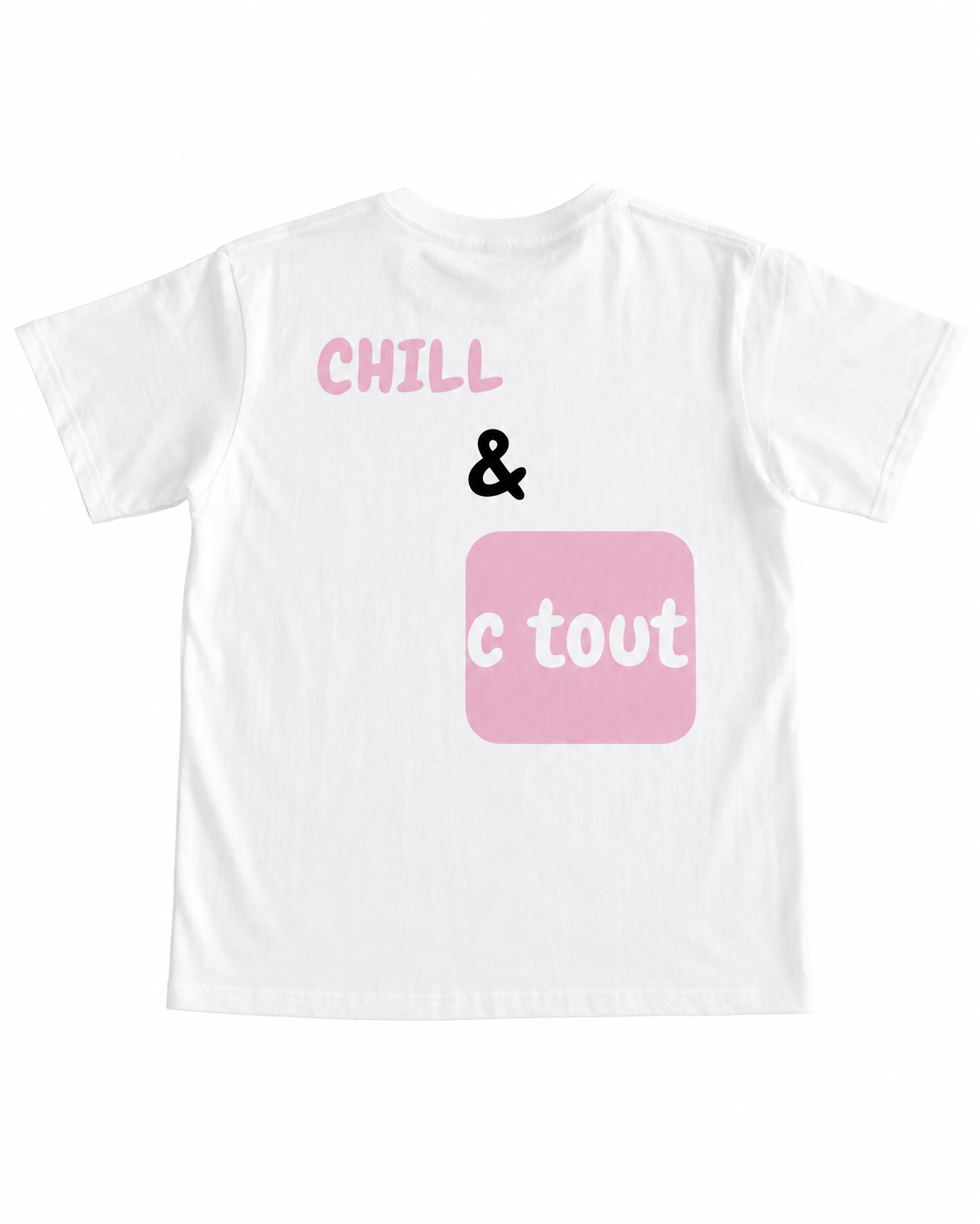T-shirt Blanc - SG - Chill & C Tout