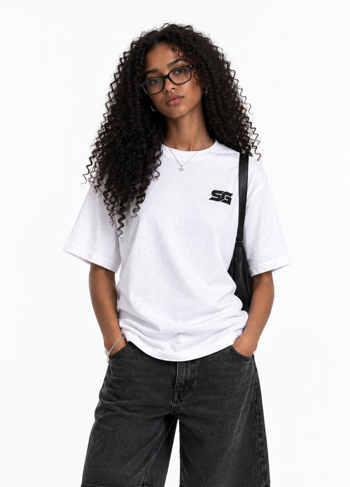 T-shirt Blanc - SG - Chill & C Tout